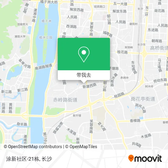 涂新社区-21栋地图