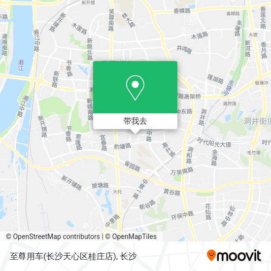 至尊用车(长沙天心区桂庄店)地图