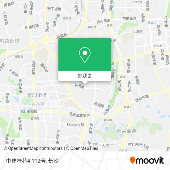 中建桂苑4-112号地图
