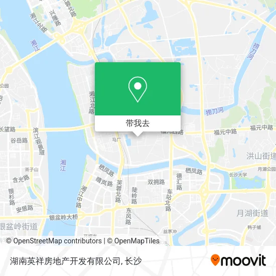湖南英祥房地产开发有限公司地图