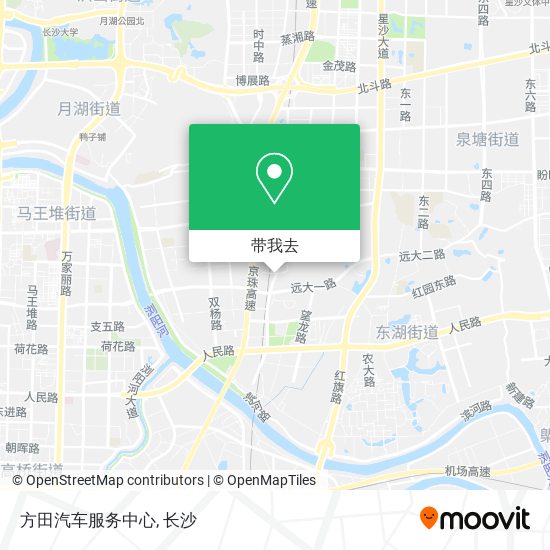 方田汽车服务中心地图