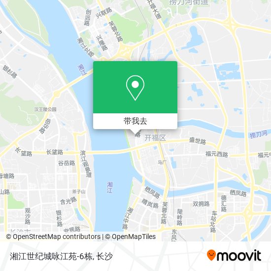 湘江世纪城咏江苑-6栋地图