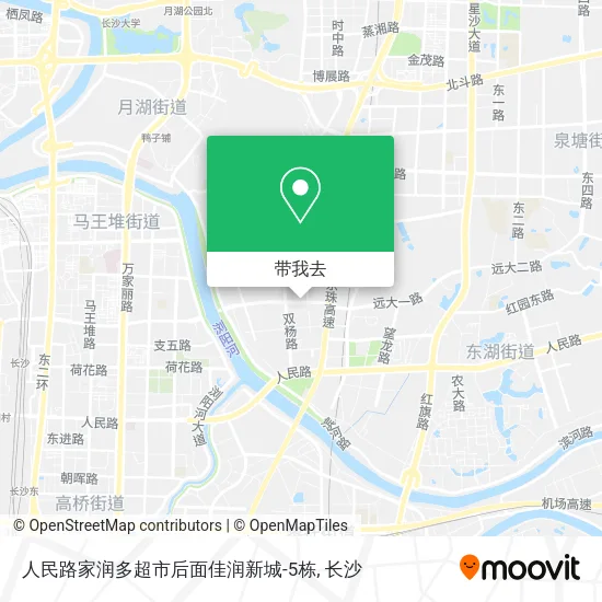 人民路家润多超市后面佳润新城-5栋地图