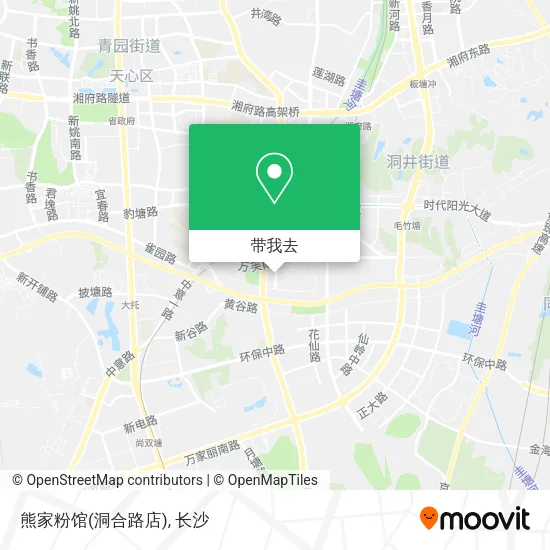 熊家粉馆(洞合路店)地图