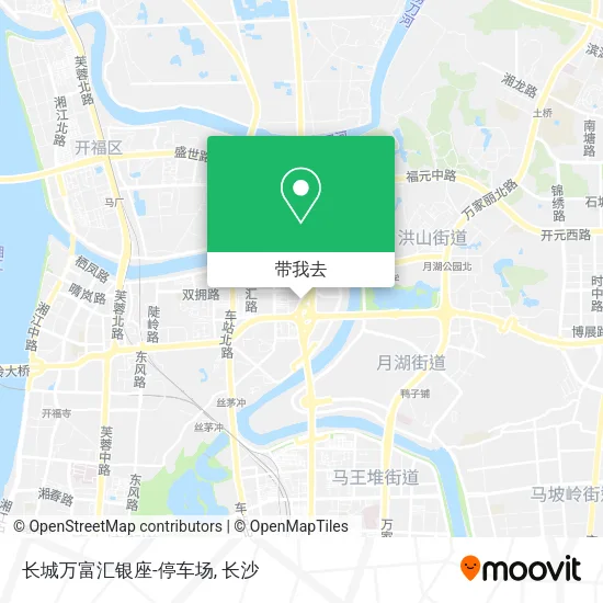 长城万富汇银座-停车场地图
