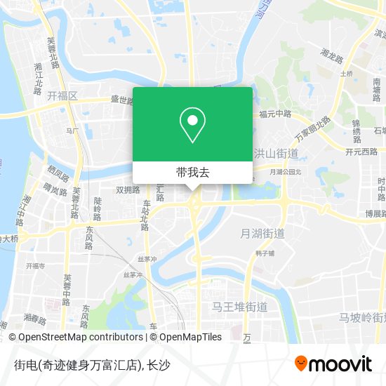 街电(奇迹健身万富汇店)地图