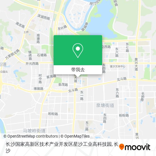 长沙国家高新区技术产业开发区星沙工业高科技园地图