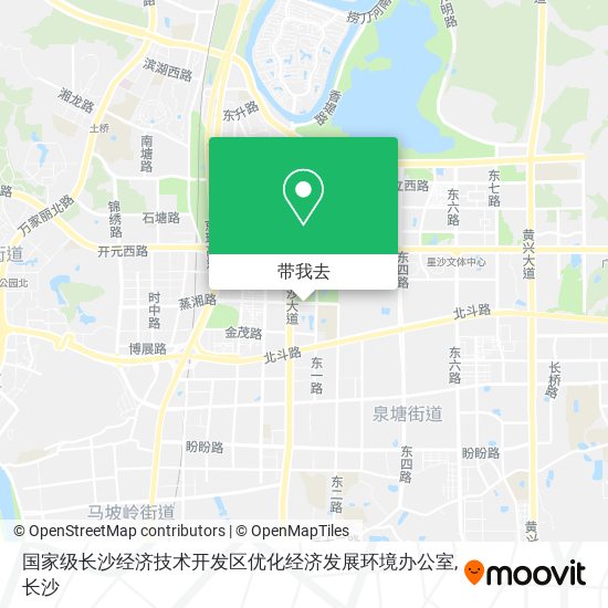 国家级长沙经济技术开发区优化经济发展环境办公室地图