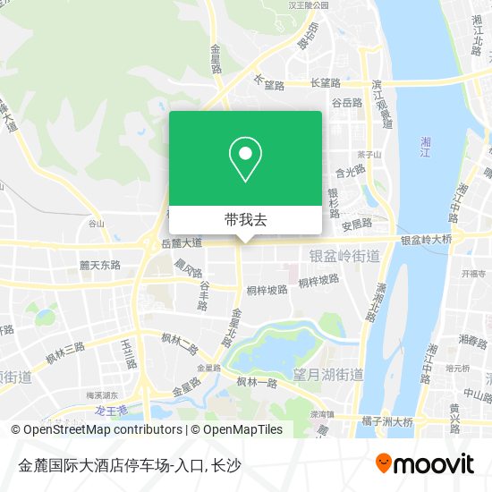 金麓国际大酒店停车场-入口地图