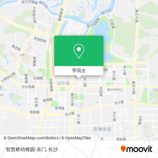 智慧桥幼稚园-东门地图