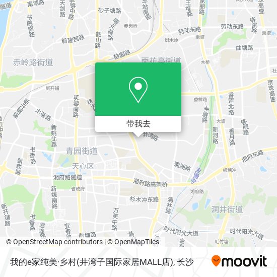 我的e家纯美·乡村(井湾子国际家居MALL店)地图