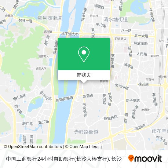 中国工商银行24小时自助银行(长沙大椿支行)地图