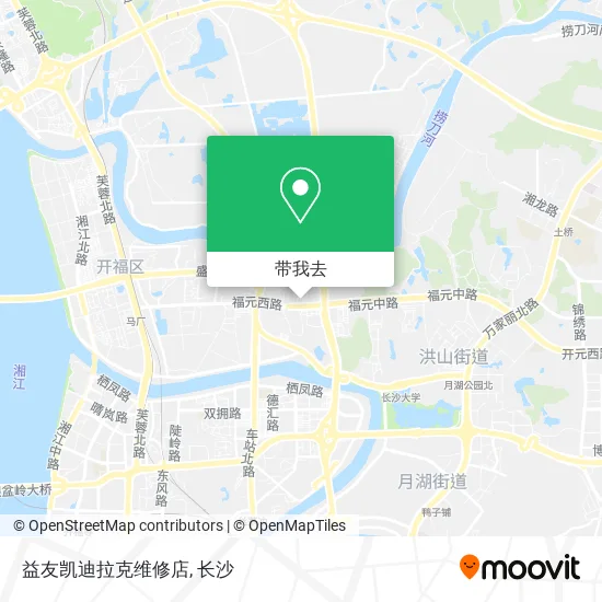 益友凯迪拉克维修店地图