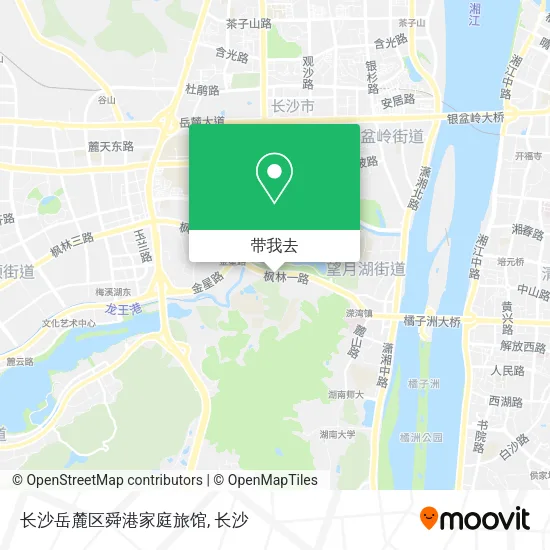 长沙岳麓区舜港家庭旅馆地图