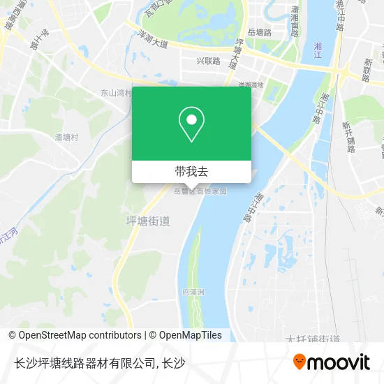 长沙坪塘线路器材有限公司地图