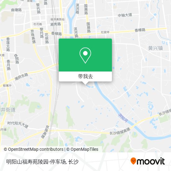 明阳山福寿苑陵园-停车场地图