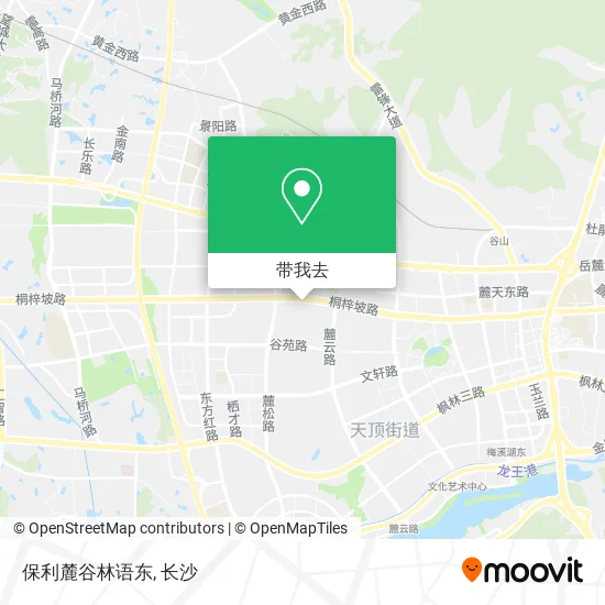 保利麓谷林语东地图