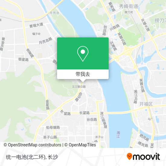 统一电池(北二环)地图