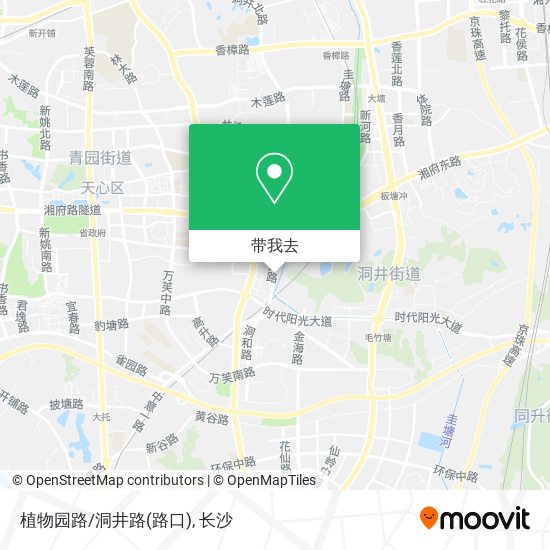 植物园路/洞井路(路口)地图