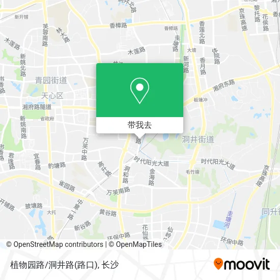 植物园路/洞井路(路口)地图
