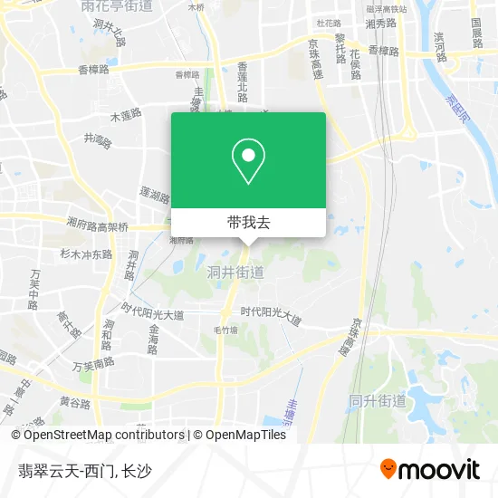 翡翠云天-西门地图