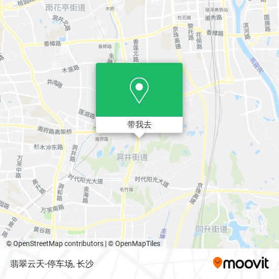 翡翠云天-停车场地图