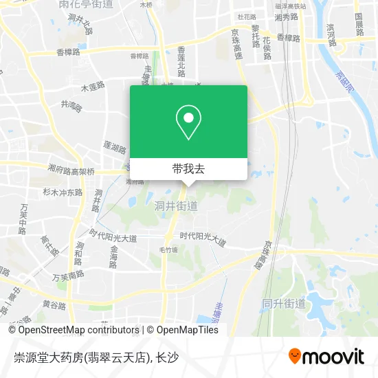 崇源堂大药房(翡翠云天店)地图