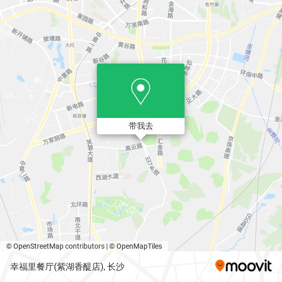 幸福里餐厅(紫湖香醍店)地图