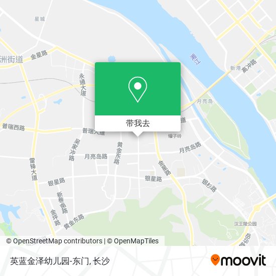 英蓝金泽幼儿园-东门地图