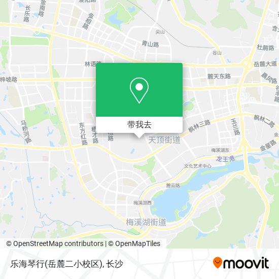 乐海琴行(岳麓二小校区)地图