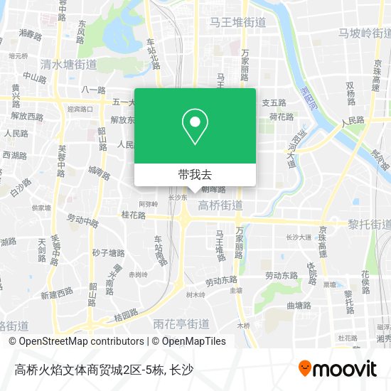 高桥火焰文体商贸城2区-5栋地图