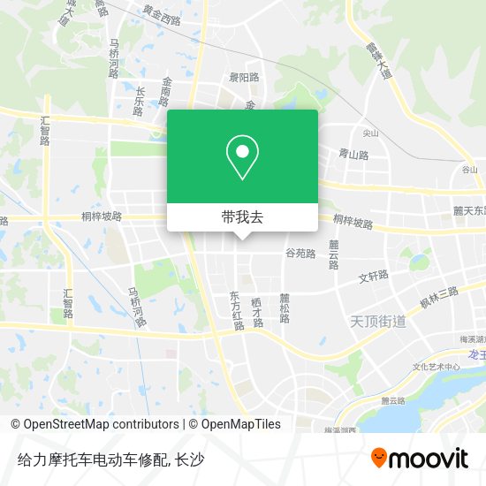 给力摩托车电动车修配地图