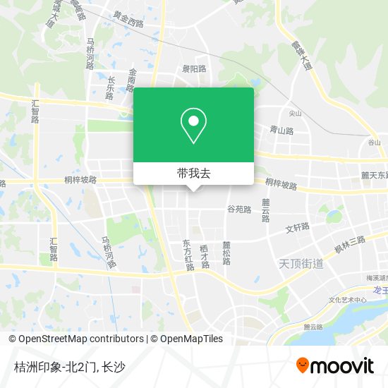桔洲印象-北2门地图