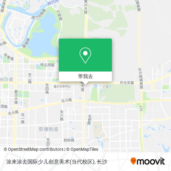 涂来涂去国际少儿创意美术(当代校区)地图
