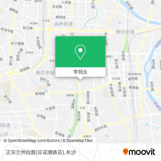 正宗兰州拉面(豆花塘路店)地图