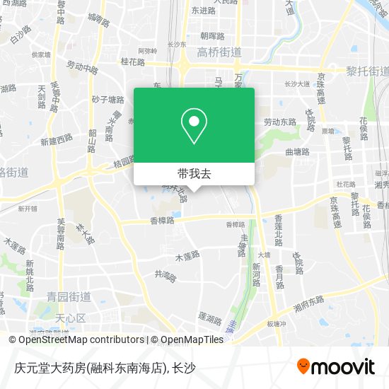 庆元堂大药房(融科东南海店)地图