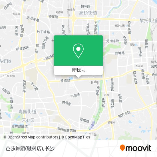 芭莎舞蹈(融科店)地图