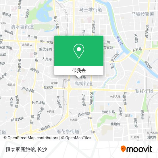 恒泰家庭旅馆地图