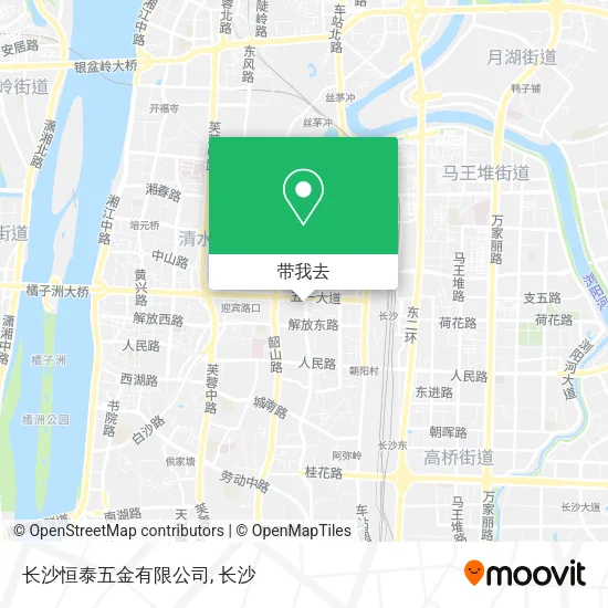长沙恒泰五金有限公司地图