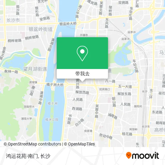 鸿运花苑-南门地图