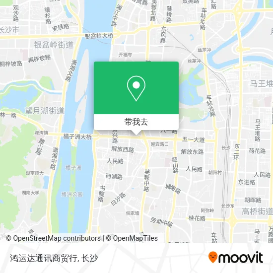 鸿运达通讯商贸行地图