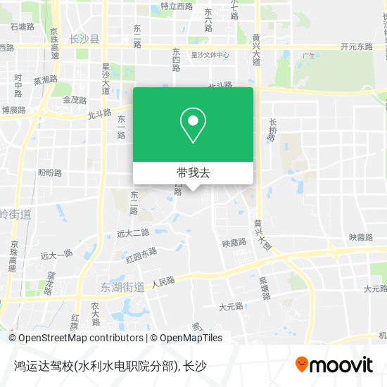 鸿运达驾校(水利水电职院分部)地图