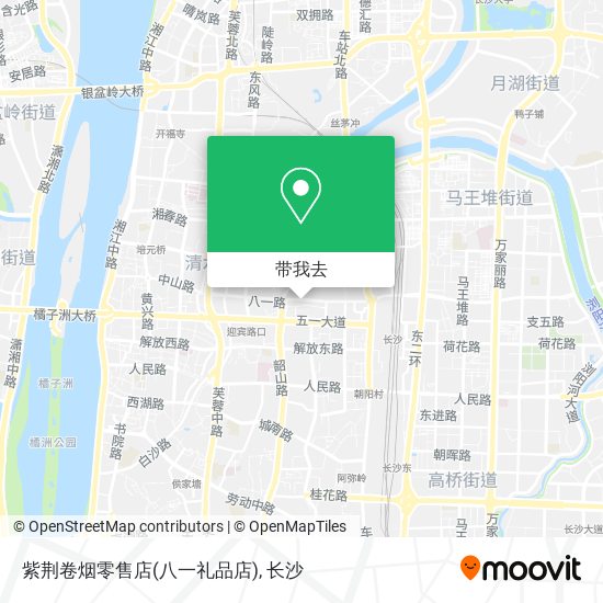 紫荆卷烟零售店(八一礼品店)地图