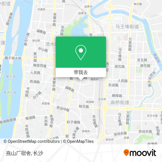 燕山厂宿舍地图