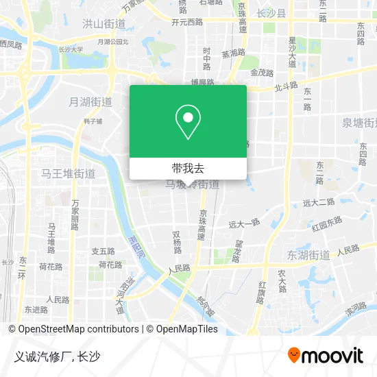 义诚汽修厂地图