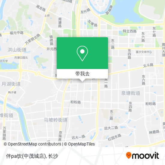 伴pa饮(中茂城店)地图