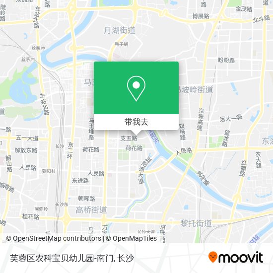 芙蓉区农科宝贝幼儿园-南门地图