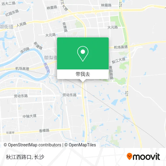 秋江西路口地图
