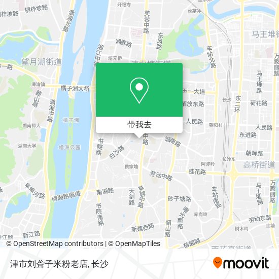 津市刘聋子米粉老店地图
