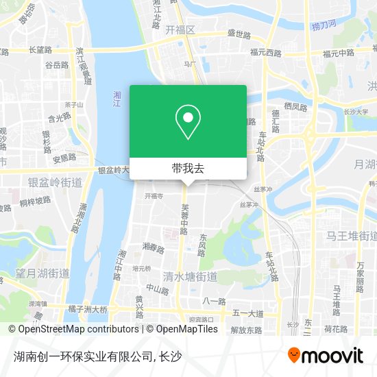 湖南创一环保实业有限公司地图